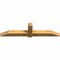 Ekena Millwork Eugene Rough Sawn Timber Gable Bracket, Western Red Cedar, 84"W x 21"H x 6"D x 6"F, 6/12 Pitch GBW084X21X0606EUG00RWR - alternate 2